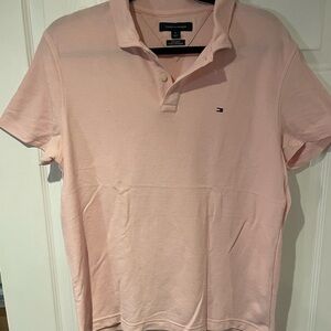 Tommy Hilfiger Men's Pink Polo Shirt
